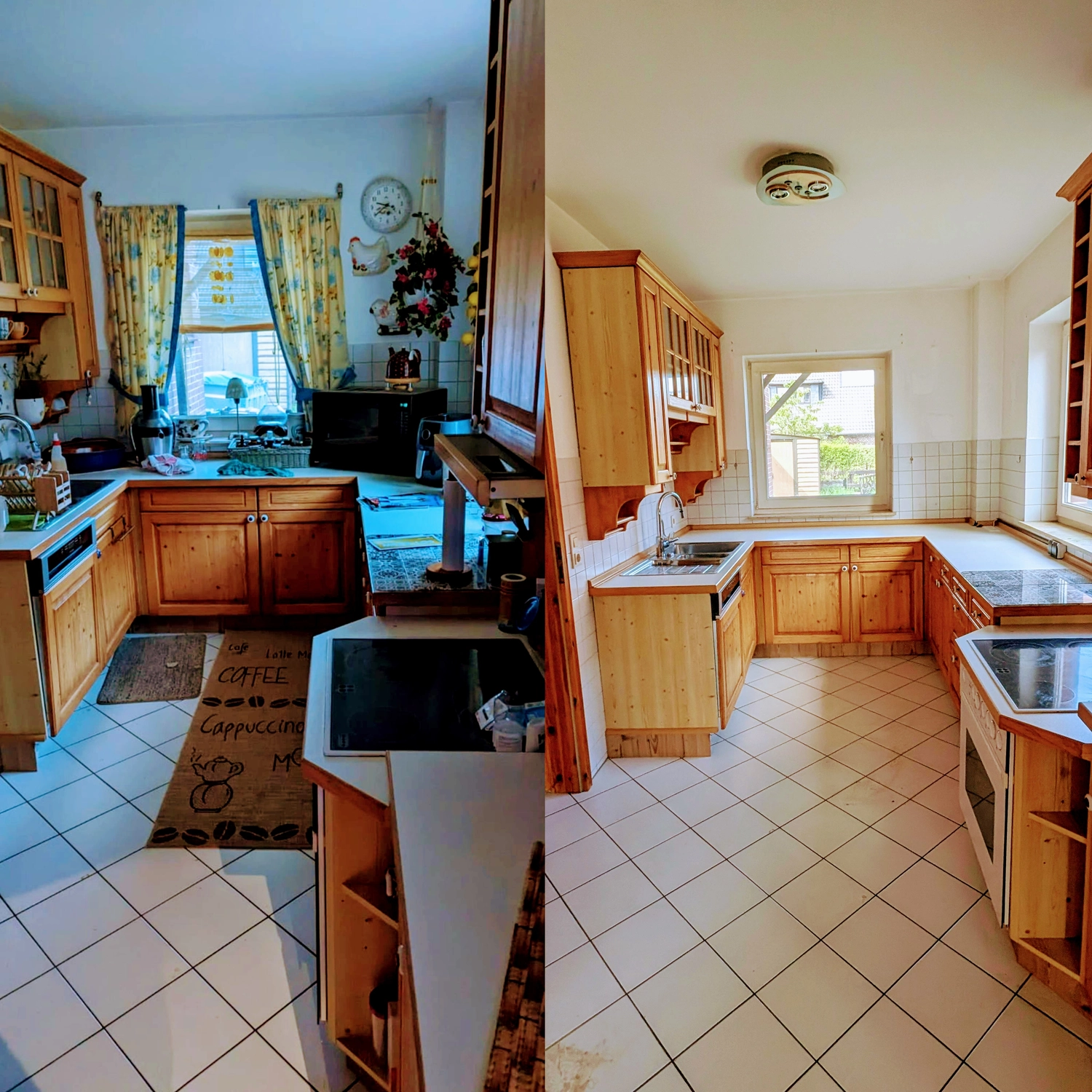 Team Viets - Haushaltsauflösung - vor und nach dem Ausräumen