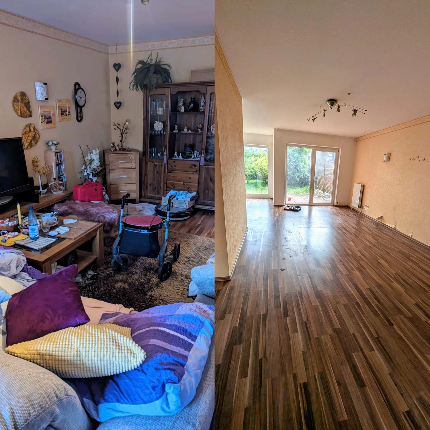 Team Viets - Haushaltsauflösung - vor und nach Haushaltsauflösung