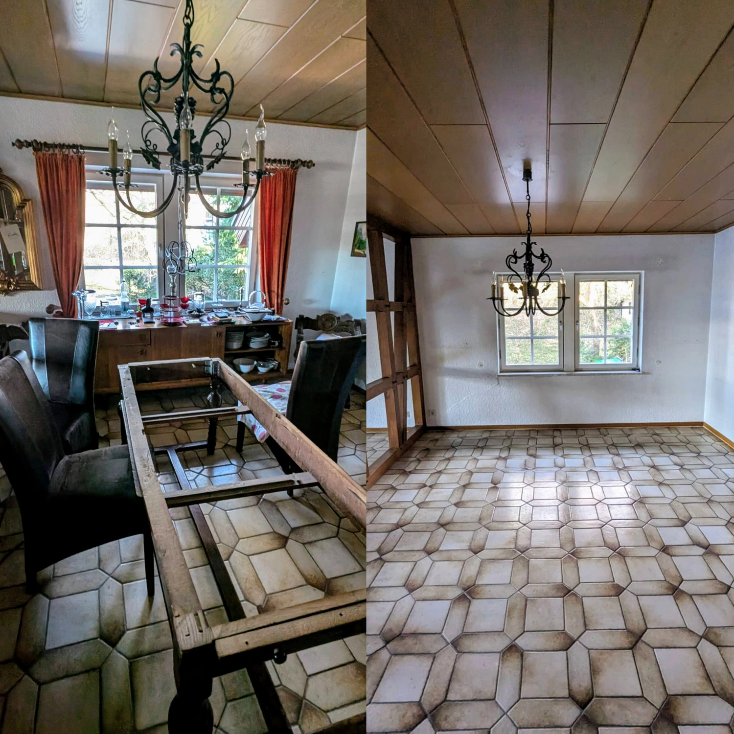 Team Viets - Haushaltsauflösung - Vor und nach dem Möbelumzug